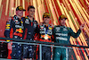 GP ARABIA SAUDITA, The podium (L to R): Max Verstappen (NLD) Red Bull Racing, second; Ben Waterhouse (GBR) Red Bull Racing Head of Performance Engineering; Sergio Perez (MEX) Red Bull Racing, vincitore; Fernando Alonso (ESP) Aston Martin F1 Team, fourth.
19.03.2023. Formula 1 World Championship, Rd 2, Saudi Arabian Grand Prix, Jeddah, Saudi Arabia, Gara Day.
 - www.xpbimages.com, EMail: requests@xpbimages.com © Copyright: Coates / XPB Images