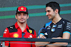 GP ARABIA SAUDITA, (L to R): Charles Leclerc (MON) Ferrari with Esteban Ocon (FRA) Alpine F1 Team on the drivers' parade.
19.03.2023. Formula 1 World Championship, Rd 2, Saudi Arabian Grand Prix, Jeddah, Saudi Arabia, Gara Day.
- www.xpbimages.com, EMail: requests@xpbimages.com © Copyright: Batchelor / XPB Images