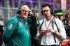 GP ARABIA SAUDITA, (L to R): Tom McCullough (GBR) Aston Martin F1 Team Performance Director with Andrew Shovlin (GBR) Mercedes AMG F1 Trackside Engineering Director on the grid.
19.03.2023. Formula 1 World Championship, Rd 2, Saudi Arabian Grand Prix, Jeddah, Saudi Arabia, Gara Day.
- www.xpbimages.com, EMail: requests@xpbimages.com © Copyright: Batchelor / XPB Images