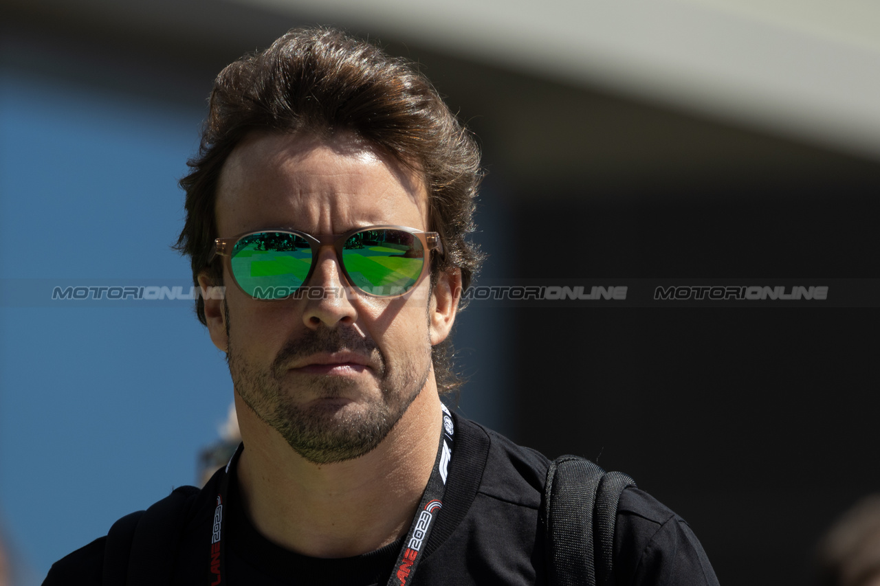 GP ARABIA SAUDITA, Fernando Alonso (ESP) Aston Martin F1 Team.

16.03.2023. Formula 1 World Championship, Rd 2, Saudi Arabian Grand Prix, Jeddah, Saudi Arabia, Preparation Day.

- www.xpbimages.com, EMail: requests@xpbimages.com ¬© Copyright: Rew / XPB Images