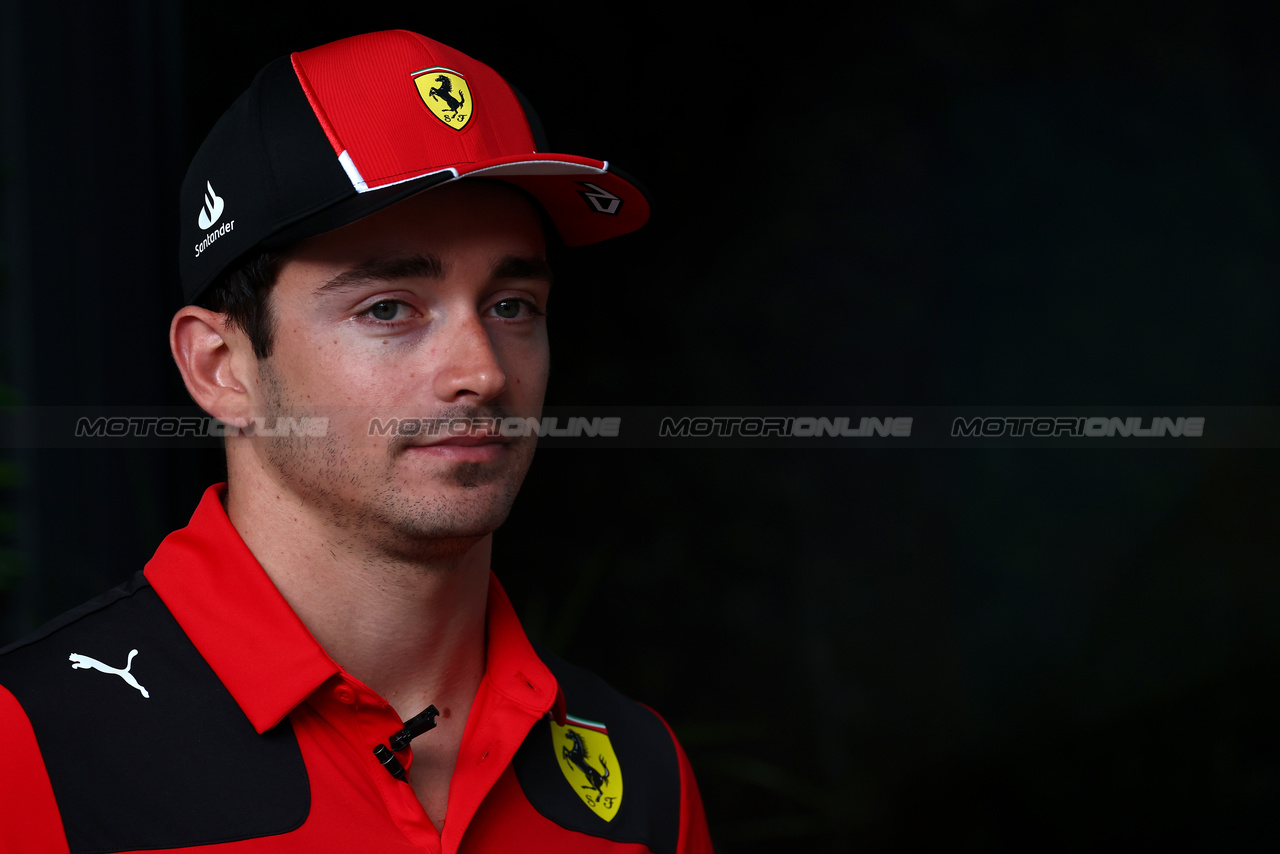 GP ARABIA SAUDITA, Charles Leclerc (MON) Ferrari.

16.03.2023. Formula 1 World Championship, Rd 2, Saudi Arabian Grand Prix, Jeddah, Saudi Arabia, Preparation Day.

- www.xpbimages.com, EMail: requests@xpbimages.com ¬© Copyright: Batchelor / XPB Images