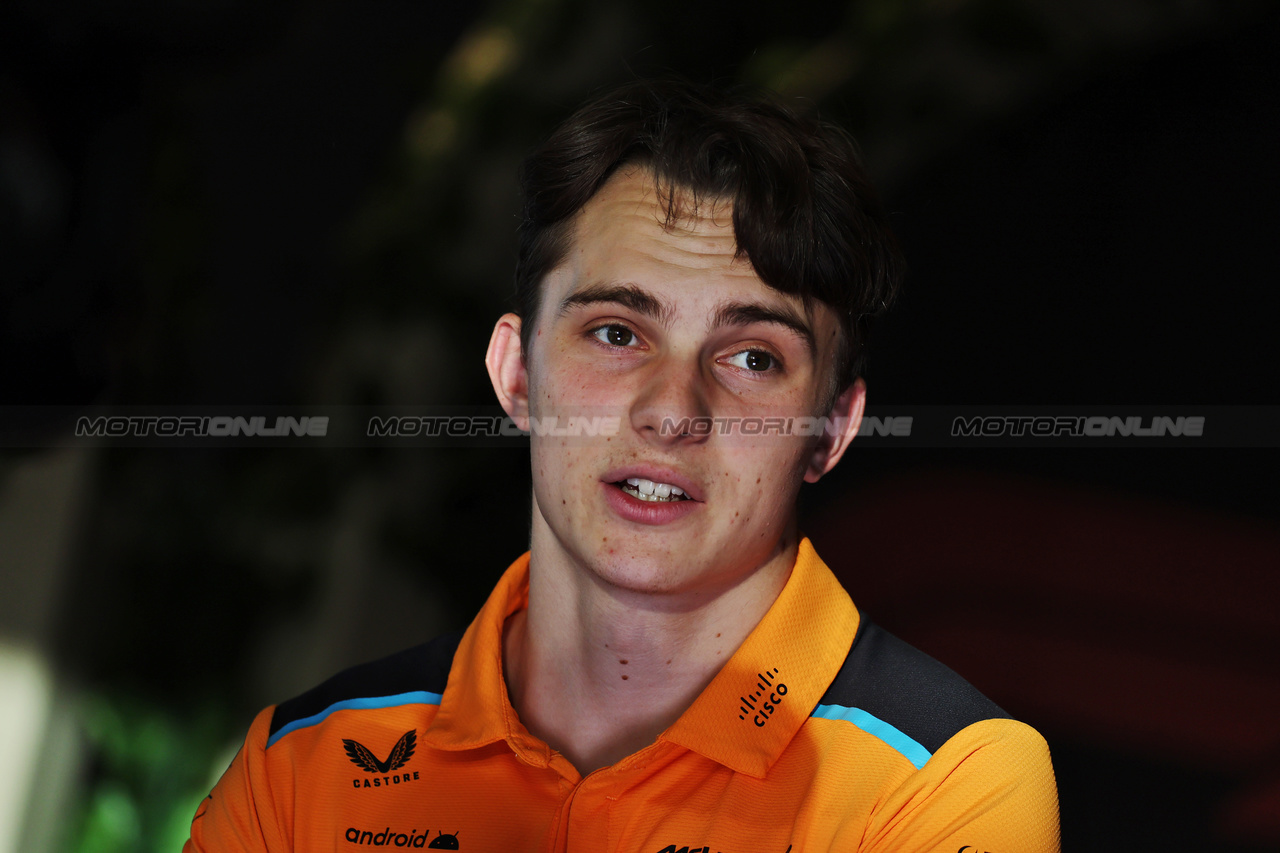 GP ARABIA SAUDITA, Oscar Piastri (AUS) McLaren.

16.03.2023. Formula 1 World Championship, Rd 2, Saudi Arabian Grand Prix, Jeddah, Saudi Arabia, Preparation Day.

- www.xpbimages.com, EMail: requests@xpbimages.com ¬© Copyright: Moy / XPB Images