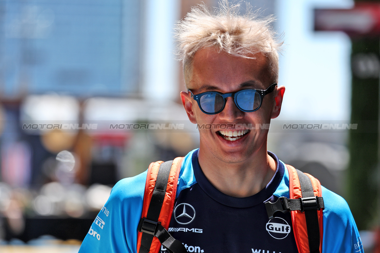 GP ARABIA SAUDITA, Alexander Albon (THA) Williams Racing.

16.03.2023. Formula 1 World Championship, Rd 2, Saudi Arabian Grand Prix, Jeddah, Saudi Arabia, Preparation Day.

- www.xpbimages.com, EMail: requests@xpbimages.com ¬© Copyright: Moy / XPB Images