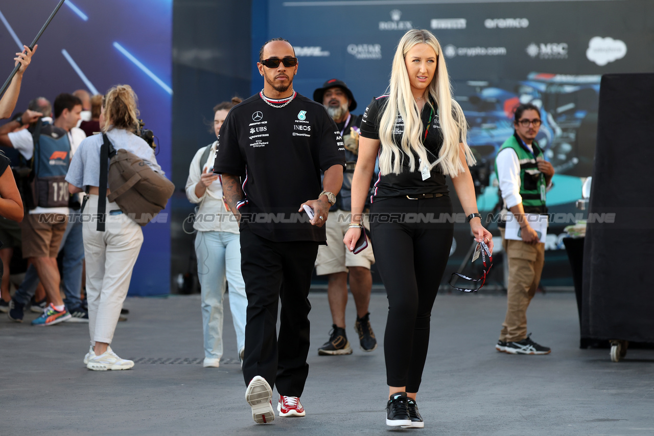 GP ARABIA SAUDITA, Lewis Hamilton (GBR) Mercedes AMG F1.

16.03.2023. Formula 1 World Championship, Rd 2, Saudi Arabian Grand Prix, Jeddah, Saudi Arabia, Preparation Day.

- www.xpbimages.com, EMail: requests@xpbimages.com ¬© Copyright: Rew / XPB Images