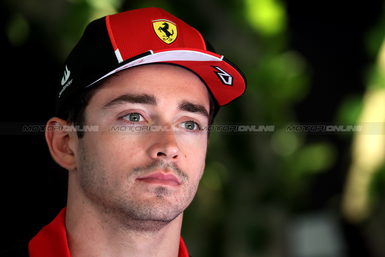 GP ARABIA SAUDITA, Charles Leclerc (MON) Ferrari.

16.03.2023. Formula 1 World Championship, Rd 2, Saudi Arabian Grand Prix, Jeddah, Saudi Arabia, Preparation Day.

- www.xpbimages.com, EMail: requests@xpbimages.com ¬© Copyright: Rew / XPB Images