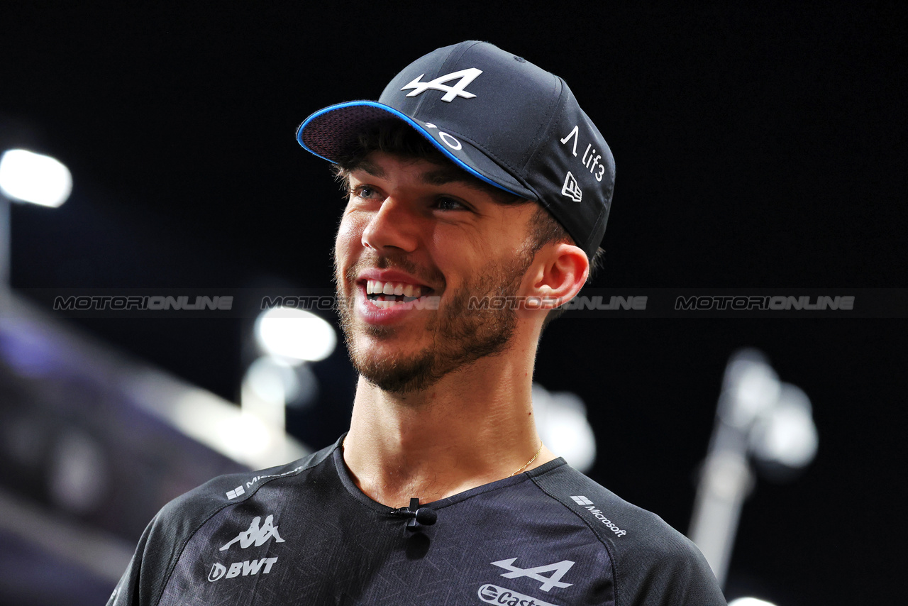 GP ARABIA SAUDITA, Pierre Gasly (FRA) Alpine F1 Team.

16.03.2023. Formula 1 World Championship, Rd 2, Saudi Arabian Grand Prix, Jeddah, Saudi Arabia, Preparation Day.

- www.xpbimages.com, EMail: requests@xpbimages.com ¬© Copyright: Moy / XPB Images