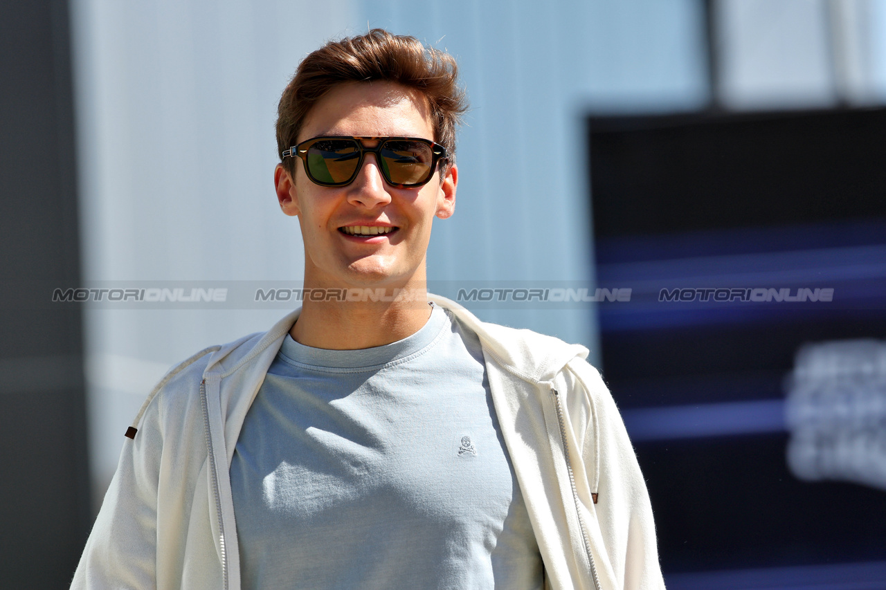 GP ARABIA SAUDITA, George Russell (GBR) Mercedes AMG F1.

16.03.2023. Formula 1 World Championship, Rd 2, Saudi Arabian Grand Prix, Jeddah, Saudi Arabia, Preparation Day.

- www.xpbimages.com, EMail: requests@xpbimages.com ¬© Copyright: Rew / XPB Images