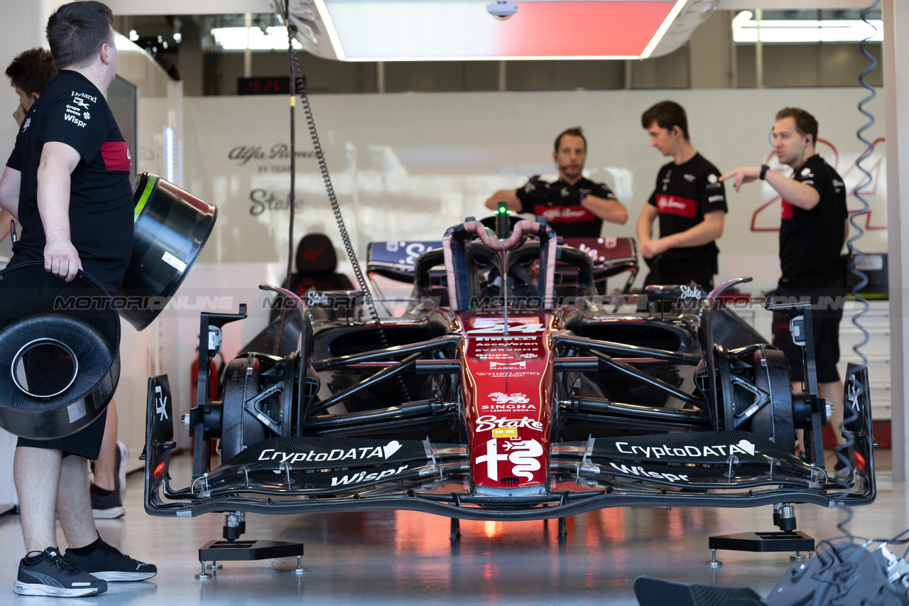 GP ARABIA SAUDITA, Alfa Romeo F1 Team C43.

16.03.2023. Formula 1 World Championship, Rd 2, Saudi Arabian Grand Prix, Jeddah, Saudi Arabia, Preparation Day.

- www.xpbimages.com, EMail: requests@xpbimages.com ¬© Copyright: Rew / XPB Images