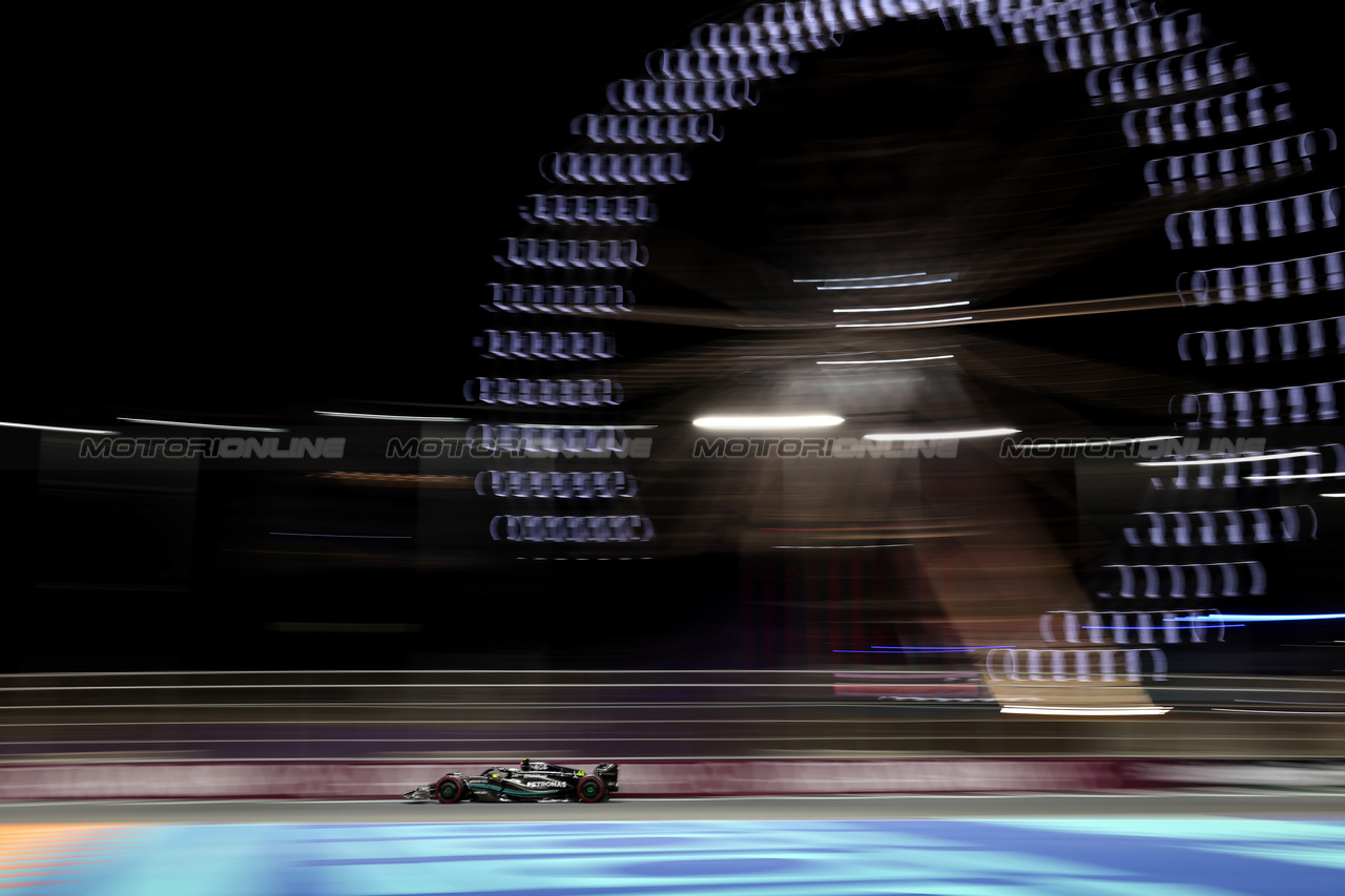 GP ARABIA SAUDITA, Lewis Hamilton (GBR) Mercedes AMG F1 W14.

18.03.2023. Formula 1 World Championship, Rd 2, Saudi Arabian Grand Prix, Jeddah, Saudi Arabia, Qualifiche Day.

- www.xpbimages.com, EMail: requests@xpbimages.com © Copyright: Rew / XPB Images