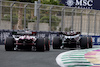 GP ARABIA SAUDITA, George Russell (GBR) Mercedes AMG F1 W14 e Valtteri Bottas (FIN) Alfa Romeo F1 Team C43.
18.03.2023. Formula 1 World Championship, Rd 2, Saudi Arabian Grand Prix, Jeddah, Saudi Arabia, Qualifiche Day.
- www.xpbimages.com, EMail: requests@xpbimages.com © Copyright: Rew / XPB Images