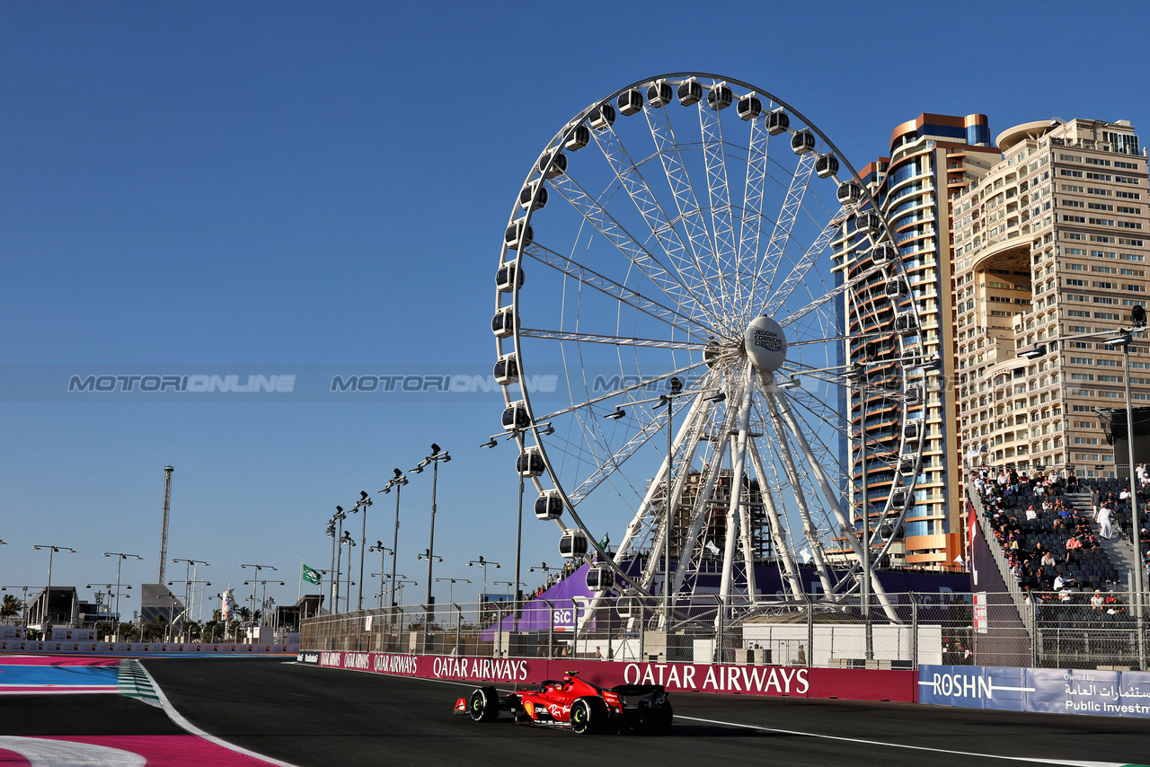 GP ARABIA SAUDITA, Carlos Sainz Jr (ESP) Ferrari SF-23.

17.03.2023. Formula 1 World Championship, Rd 2, Saudi Arabian Grand Prix, Jeddah, Saudi Arabia, Practice Day.

- www.xpbimages.com, EMail: requests@xpbimages.com © Copyright: Moy / XPB Images