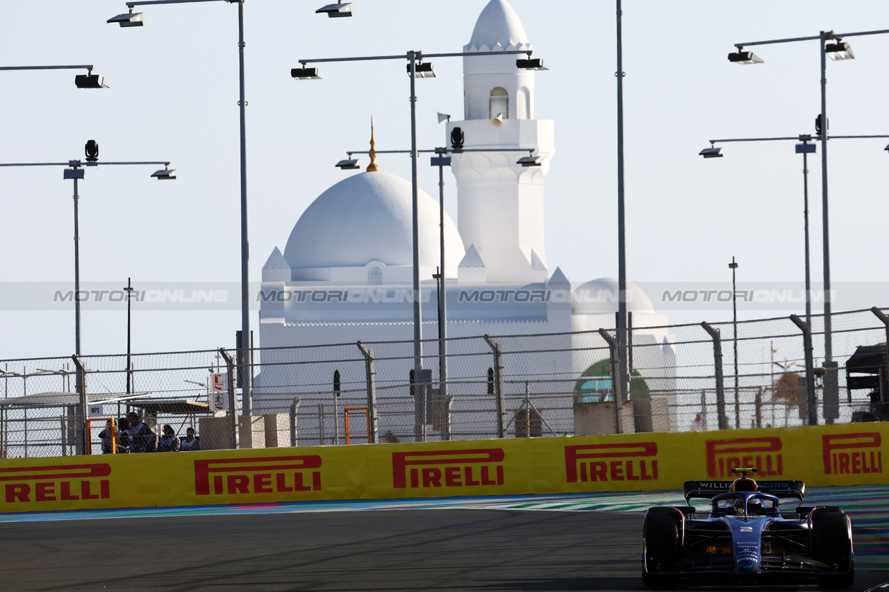 GP ARABIA SAUDITA, Logan Sargeant (USA) Williams Racing FW45.

17.03.2023. Formula 1 World Championship, Rd 2, Saudi Arabian Grand Prix, Jeddah, Saudi Arabia, Practice Day.

- www.xpbimages.com, EMail: requests@xpbimages.com © Copyright: Batchelor / XPB Images