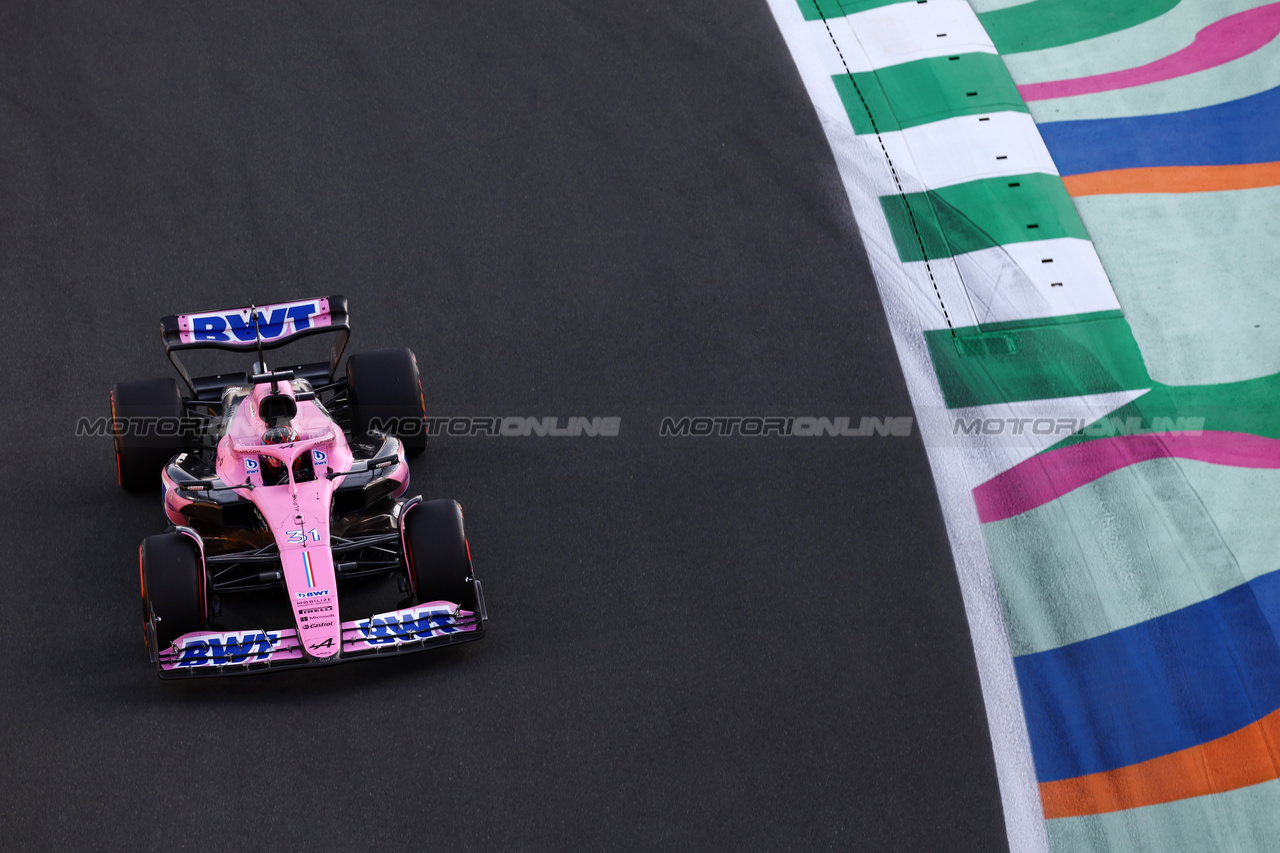 GP ARABIA SAUDITA, Esteban Ocon (FRA) Alpine F1 Team A523.

17.03.2023. Formula 1 World Championship, Rd 2, Saudi Arabian Grand Prix, Jeddah, Saudi Arabia, Practice Day.

 - www.xpbimages.com, EMail: requests@xpbimages.com © Copyright: Coates / XPB Images