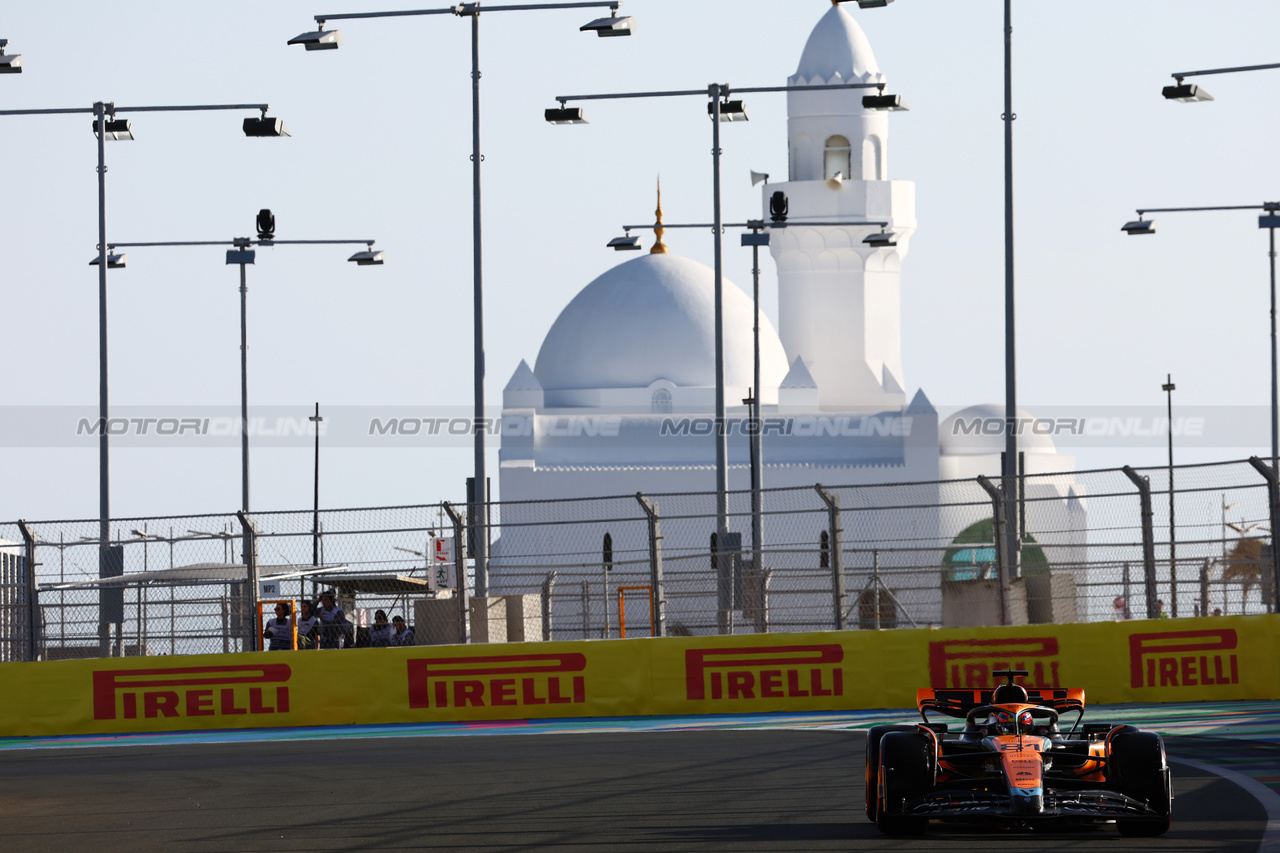 GP ARABIA SAUDITA, Oscar Piastri (AUS) McLaren MCL60.

17.03.2023. Formula 1 World Championship, Rd 2, Saudi Arabian Grand Prix, Jeddah, Saudi Arabia, Practice Day.

- www.xpbimages.com, EMail: requests@xpbimages.com © Copyright: Batchelor / XPB Images