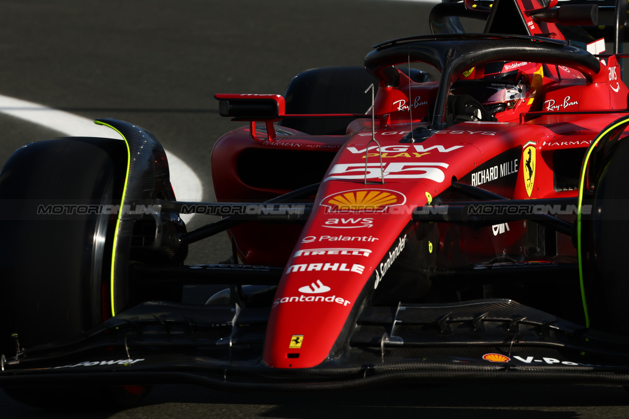 GP ARABIA SAUDITA, Carlos Sainz Jr (ESP) Ferrari SF-23.

17.03.2023. Formula 1 World Championship, Rd 2, Saudi Arabian Grand Prix, Jeddah, Saudi Arabia, Practice Day.

 - www.xpbimages.com, EMail: requests@xpbimages.com © Copyright: Coates / XPB Images