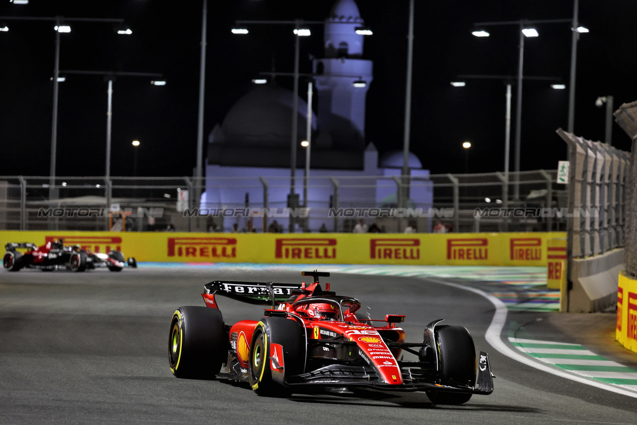 GP ARABIA SAUDITA, Charles Leclerc (MON) Ferrari SF-23.

17.03.2023. Formula 1 World Championship, Rd 2, Saudi Arabian Grand Prix, Jeddah, Saudi Arabia, Practice Day.

- www.xpbimages.com, EMail: requests@xpbimages.com © Copyright: Bearne / XPB Images