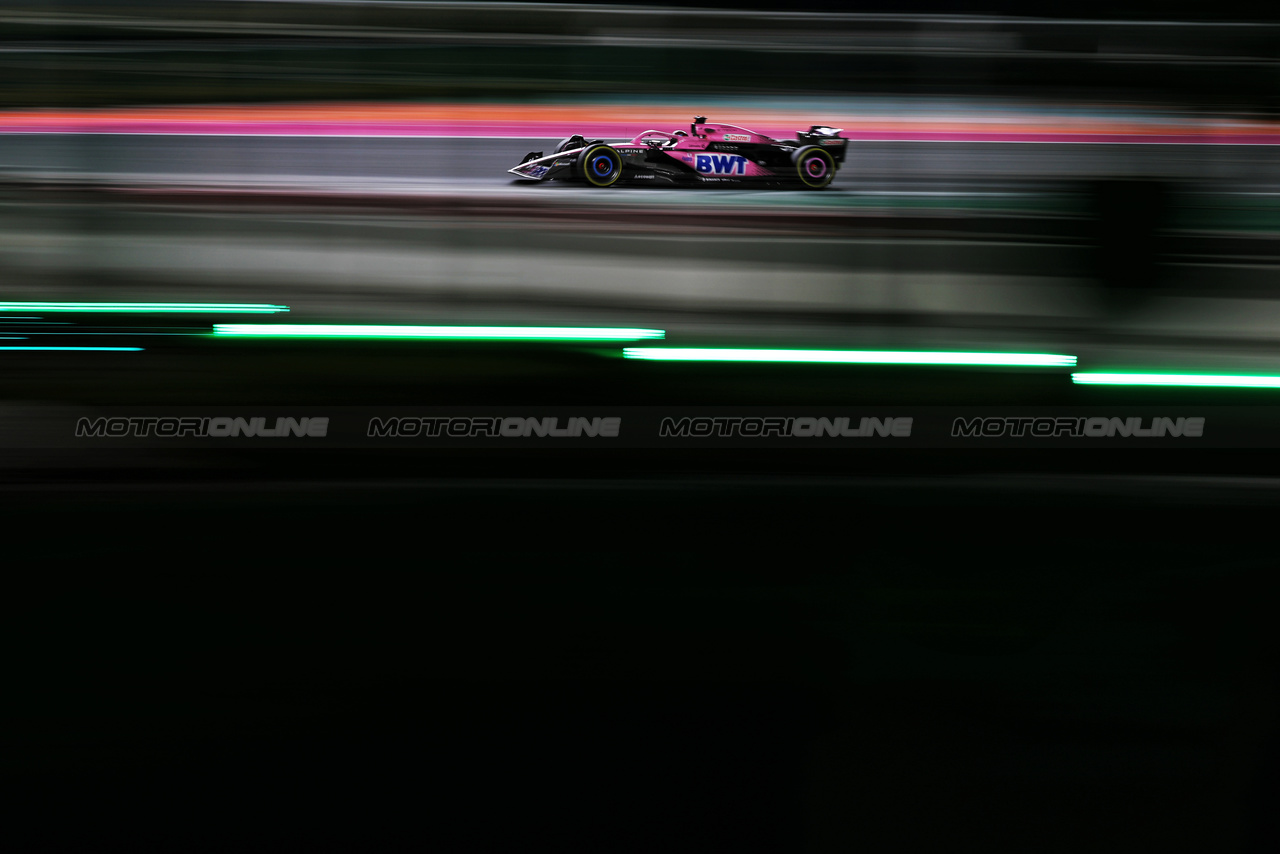 GP ARABIA SAUDITA, Esteban Ocon (FRA) Alpine F1 Team A523.

17.03.2023. Formula 1 World Championship, Rd 2, Saudi Arabian Grand Prix, Jeddah, Saudi Arabia, Practice Day.

- www.xpbimages.com, EMail: requests@xpbimages.com © Copyright: Moy / XPB Images