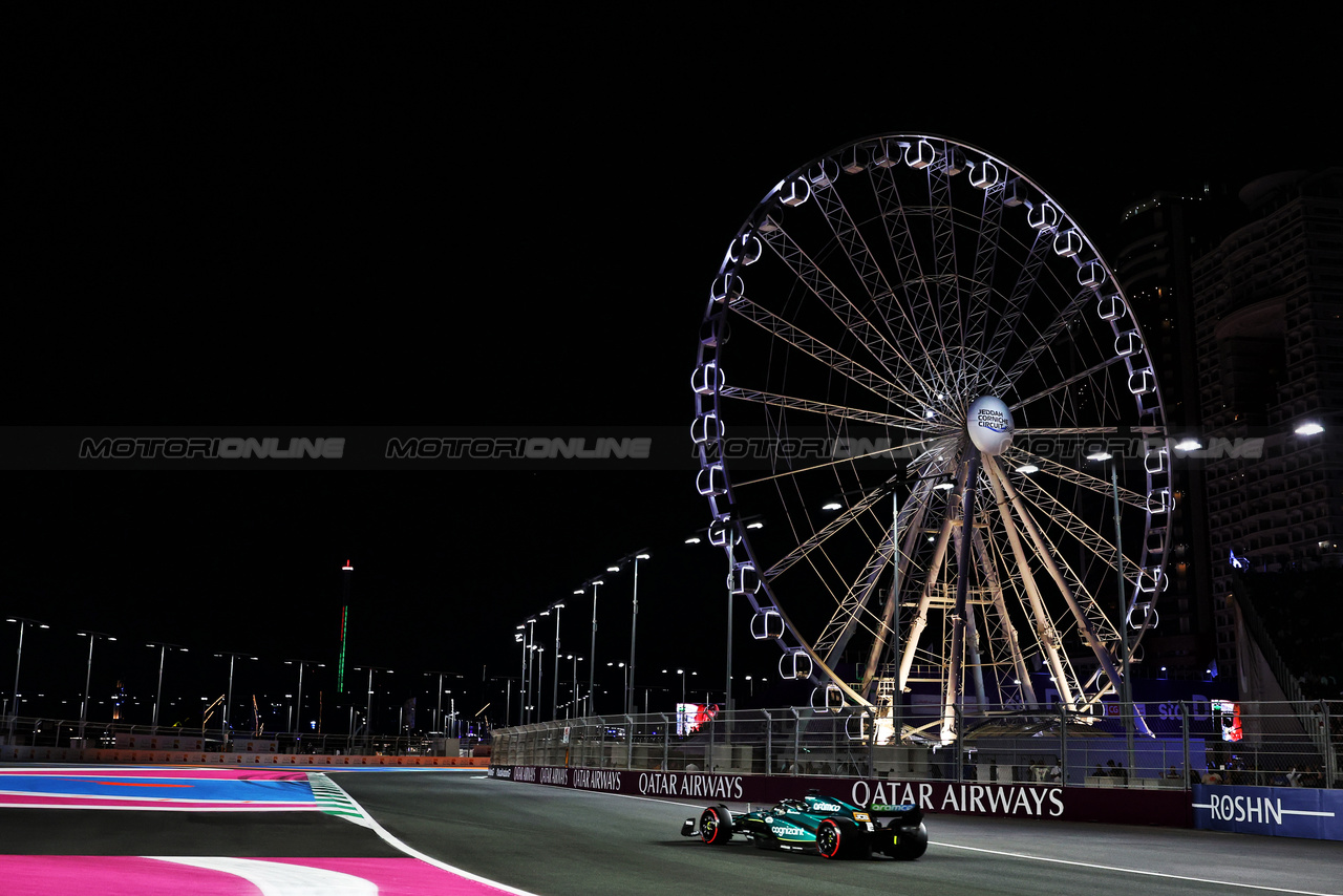 GP ARABIA SAUDITA, Lance Stroll (CDN) Aston Martin F1 Team AMR23.

17.03.2023. Formula 1 World Championship, Rd 2, Saudi Arabian Grand Prix, Jeddah, Saudi Arabia, Practice Day.

- www.xpbimages.com, EMail: requests@xpbimages.com © Copyright: Moy / XPB Images