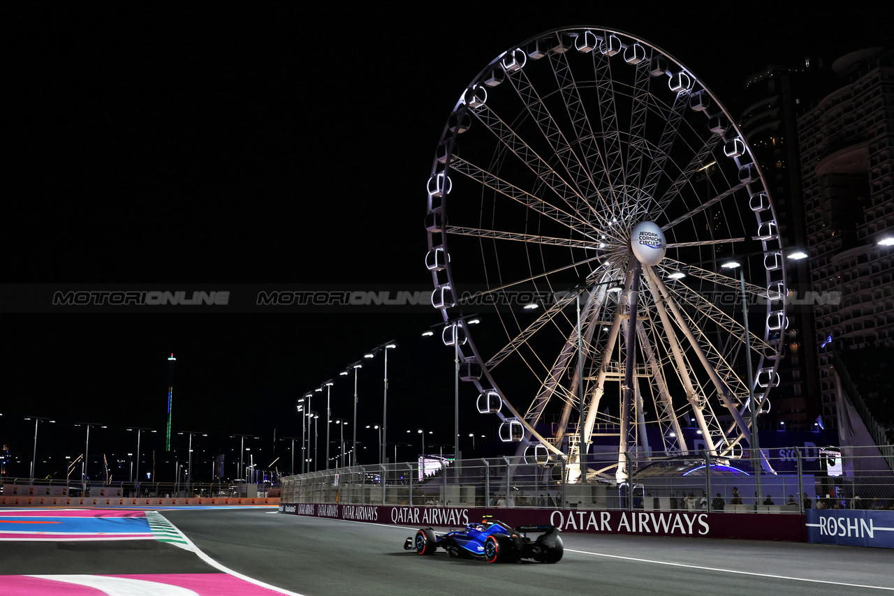 GP ARABIA SAUDITA, Logan Sargeant (USA) Williams Racing FW45.

17.03.2023. Formula 1 World Championship, Rd 2, Saudi Arabian Grand Prix, Jeddah, Saudi Arabia, Practice Day.

- www.xpbimages.com, EMail: requests@xpbimages.com © Copyright: Moy / XPB Images