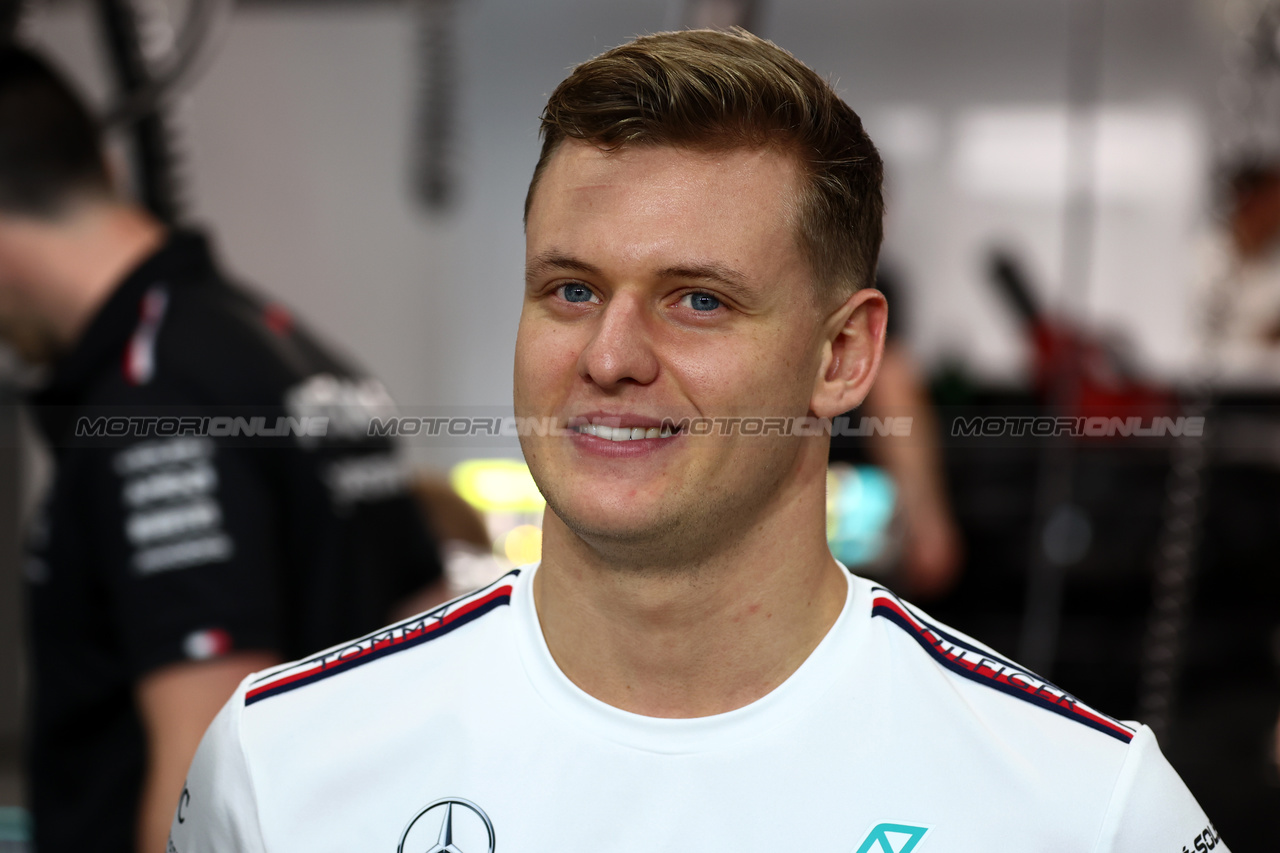 GP ARABIA SAUDITA, Mick Schumacher (GER) Mercedes AMG F1 Reserve Driver.

17.03.2023. Formula 1 World Championship, Rd 2, Saudi Arabian Grand Prix, Jeddah, Saudi Arabia, Practice Day.

- www.xpbimages.com, EMail: requests@xpbimages.com © Copyright: Moy / XPB Images