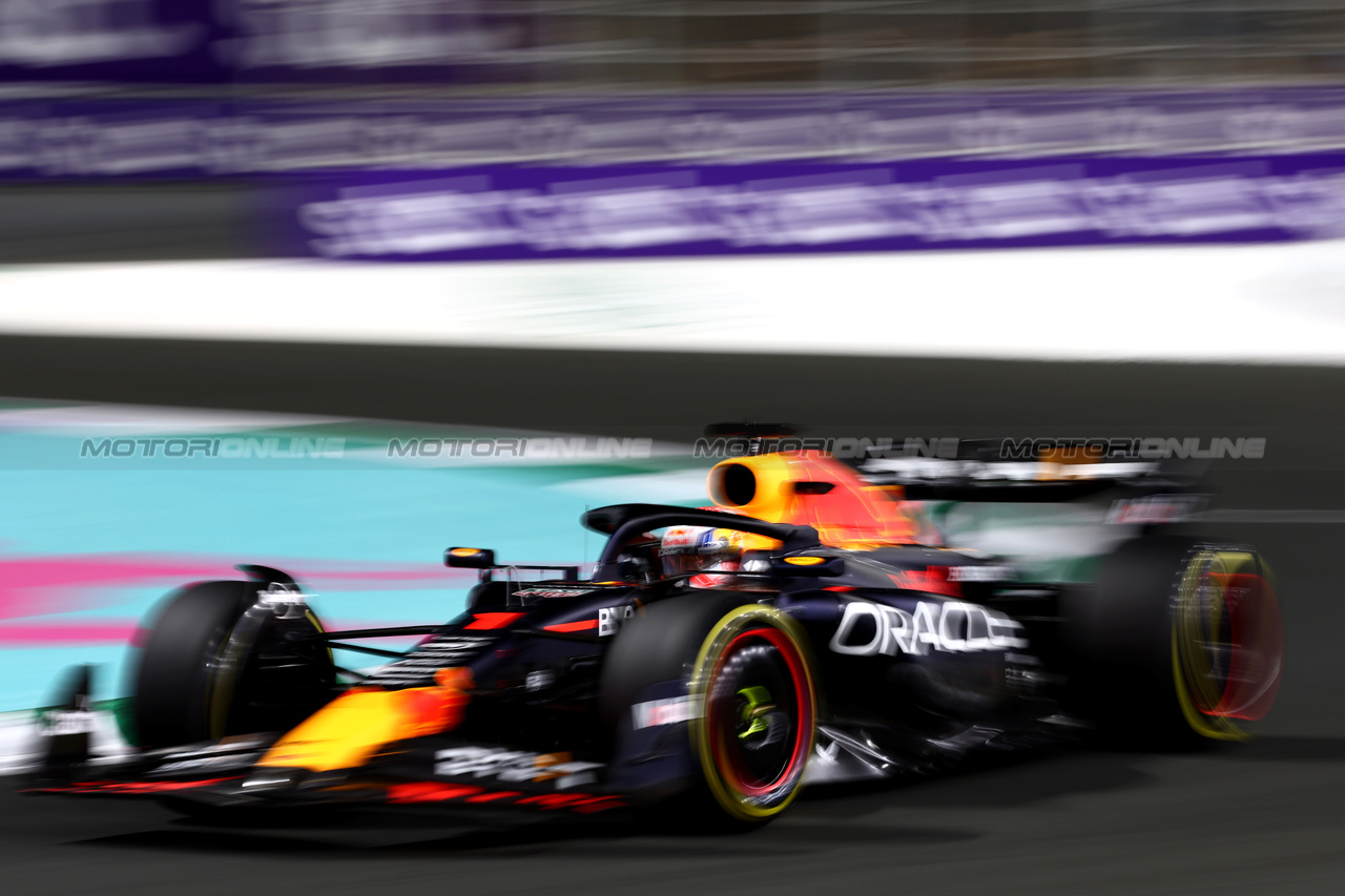 GP ARABIA SAUDITA, Max Verstappen (NLD) Red Bull Racing RB19.

17.03.2023. Formula 1 World Championship, Rd 2, Saudi Arabian Grand Prix, Jeddah, Saudi Arabia, Practice Day.

- www.xpbimages.com, EMail: requests@xpbimages.com © Copyright: Moy / XPB Images