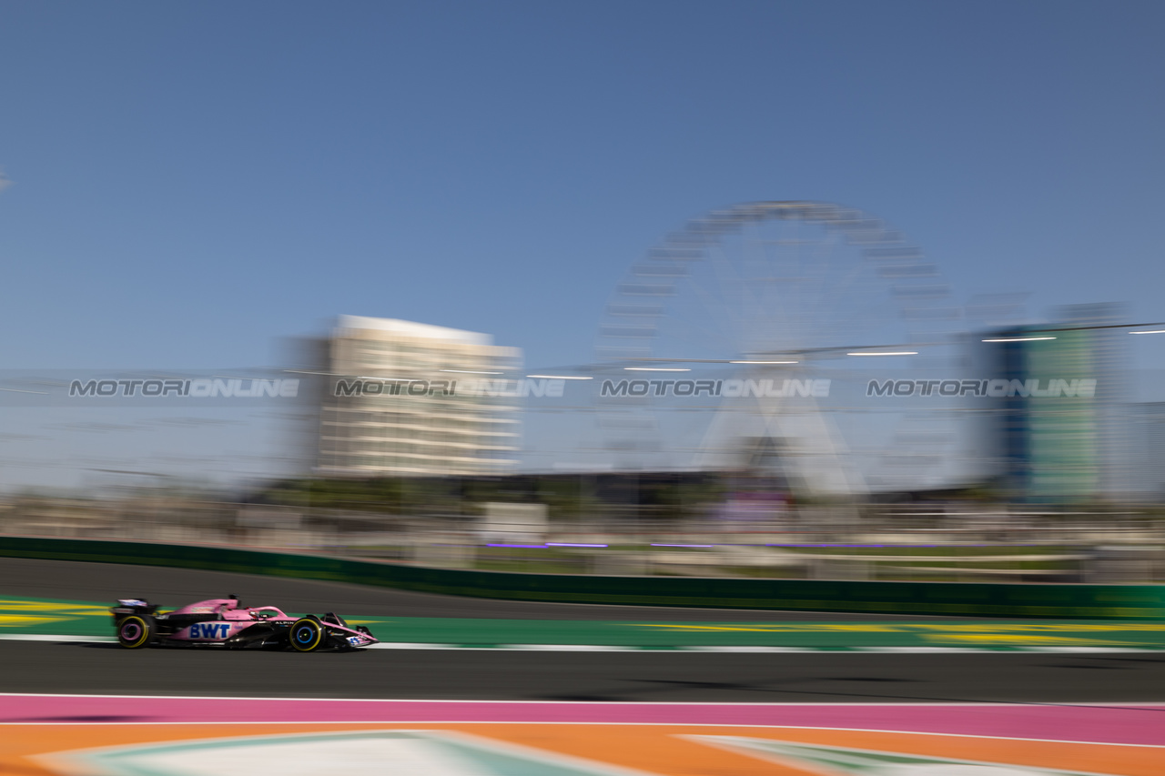 GP ARABIA SAUDITA, Esteban Ocon (FRA) Alpine F1 Team A523.

17.03.2023. Formula 1 World Championship, Rd 2, Saudi Arabian Grand Prix, Jeddah, Saudi Arabia, Practice Day.

- www.xpbimages.com, EMail: requests@xpbimages.com © Copyright: Rew / XPB Images