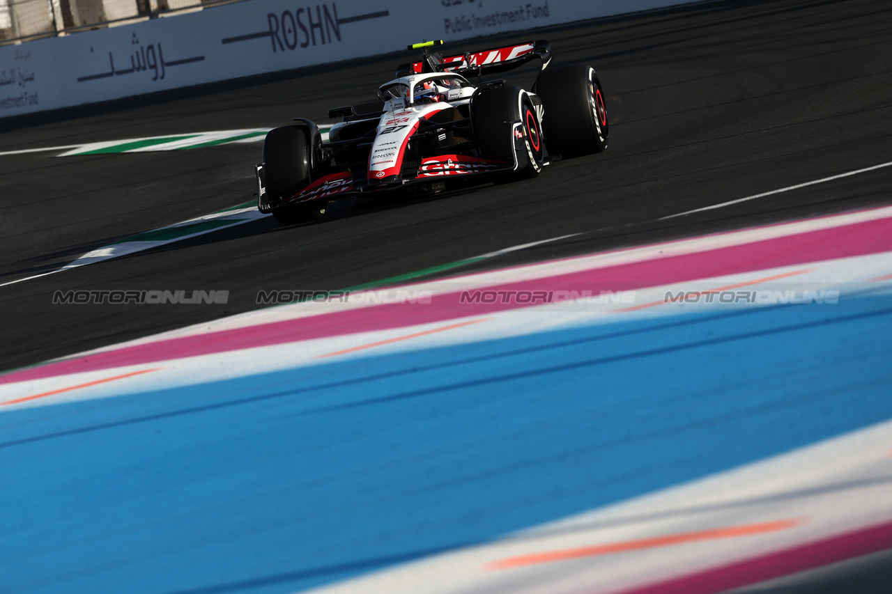 GP ARABIA SAUDITA, Nico Hulkenberg (GER) Haas VF-23.

17.03.2023. Formula 1 World Championship, Rd 2, Saudi Arabian Grand Prix, Jeddah, Saudi Arabia, Practice Day.

- www.xpbimages.com, EMail: requests@xpbimages.com © Copyright: Moy / XPB Images