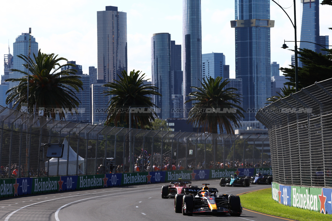 GP AUSTRALIA, Max Verstappen (NLD) Red Bull Racing RB19.

02.04.2023. Formula 1 World Championship, Rd 3, Australian Grand Prix, Albert Park, Melbourne, Australia, Gara Day.

- www.xpbimages.com, EMail: requests@xpbimages.com ¬© Copyright: Batchelor / XPB Images