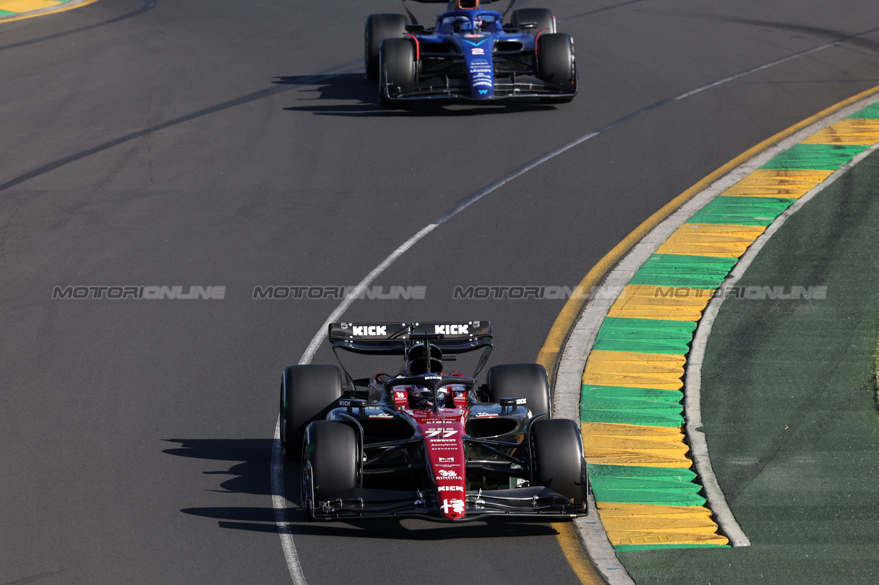 GP AUSTRALIA, Valtteri Bottas (FIN) Alfa Romeo F1 Team C43.

02.04.2023. Formula 1 World Championship, Rd 3, Australian Grand Prix, Albert Park, Melbourne, Australia, Gara Day.

- www.xpbimages.com, EMail: requests@xpbimages.com ¬© Copyright: Bearne / XPB Images