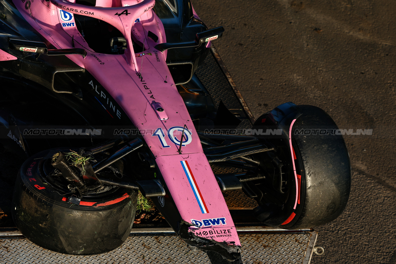 GP AUSTRALIA, Pierre Gasly (FRA), Alpine F1 Team 
02.04.2023. Formula 1 World Championship, Rd 3, Australian Grand Prix, Albert Park, Melbourne, Australia, Gara Day.
- www.xpbimages.com, EMail: requests@xpbimages.com ¬© Copyright: Charniaux / XPB Images