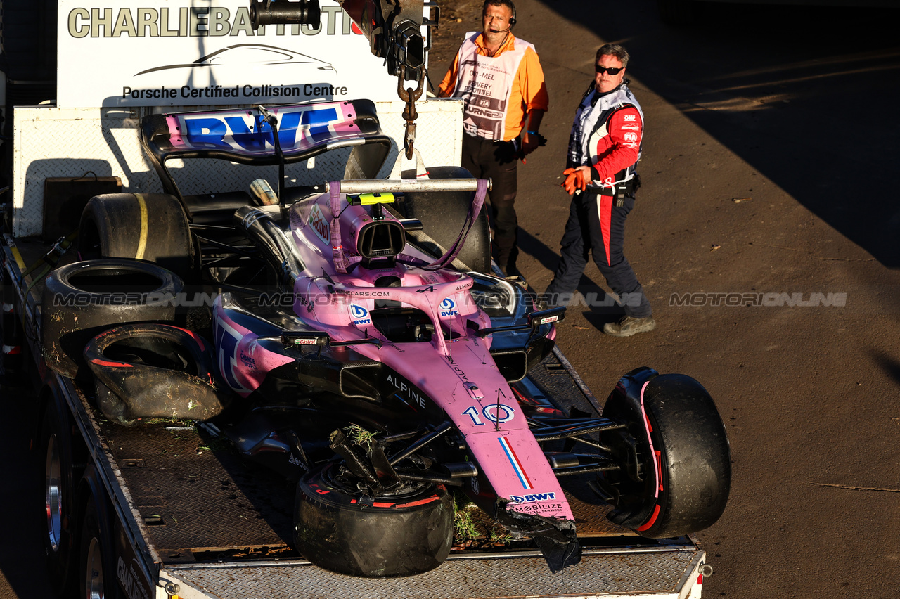 GP AUSTRALIA, Pierre Gasly (FRA), Alpine F1 Team 
02.04.2023. Formula 1 World Championship, Rd 3, Australian Grand Prix, Albert Park, Melbourne, Australia, Gara Day.
- www.xpbimages.com, EMail: requests@xpbimages.com ¬© Copyright: Charniaux / XPB Images