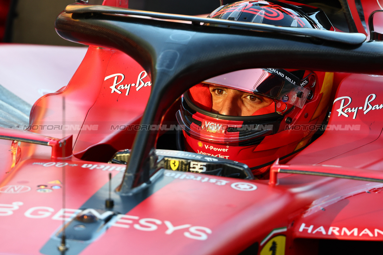 GP AUSTRALIA, Carlos Sainz Jr (ESP) Ferrari.
02.04.2023. Formula 1 World Championship, Rd 3, Australian Grand Prix, Albert Park, Melbourne, Australia, Gara Day.
- www.xpbimages.com, EMail: requests@xpbimages.com ¬© Copyright: Batchelor / XPB Images