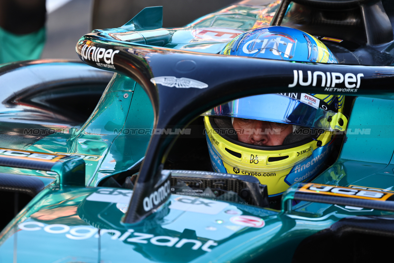 GP AUSTRALIA, Fernando Alonso (ESP) Aston Martin F1 Team.
02.04.2023. Formula 1 World Championship, Rd 3, Australian Grand Prix, Albert Park, Melbourne, Australia, Gara Day.
- www.xpbimages.com, EMail: requests@xpbimages.com ¬© Copyright: Batchelor / XPB Images
