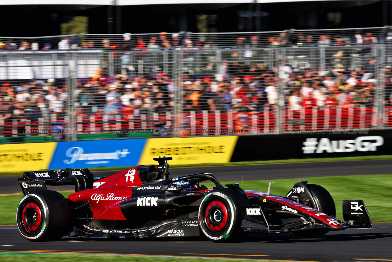 GP AUSTRALIA, Valtteri Bottas (FIN) Alfa Romeo F1 Team C43.

02.04.2023. Formula 1 World Championship, Rd 3, Australian Grand Prix, Albert Park, Melbourne, Australia, Gara Day.

- www.xpbimages.com, EMail: requests@xpbimages.com ¬© Copyright: Batchelor / XPB Images