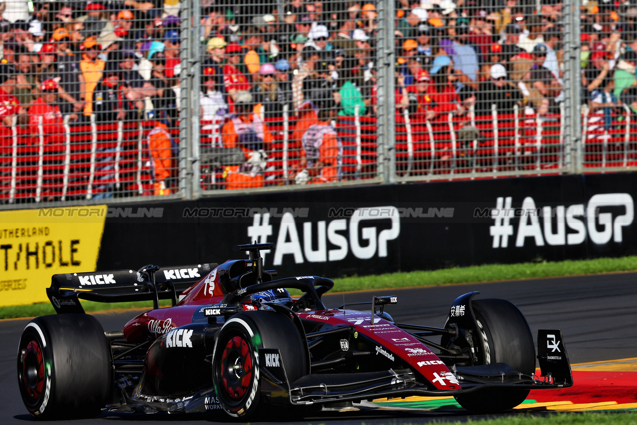 GP AUSTRALIA, Valtteri Bottas (FIN) Alfa Romeo F1 Team C43.

02.04.2023. Formula 1 World Championship, Rd 3, Australian Grand Prix, Albert Park, Melbourne, Australia, Gara Day.

- www.xpbimages.com, EMail: requests@xpbimages.com ¬© Copyright: Batchelor / XPB Images