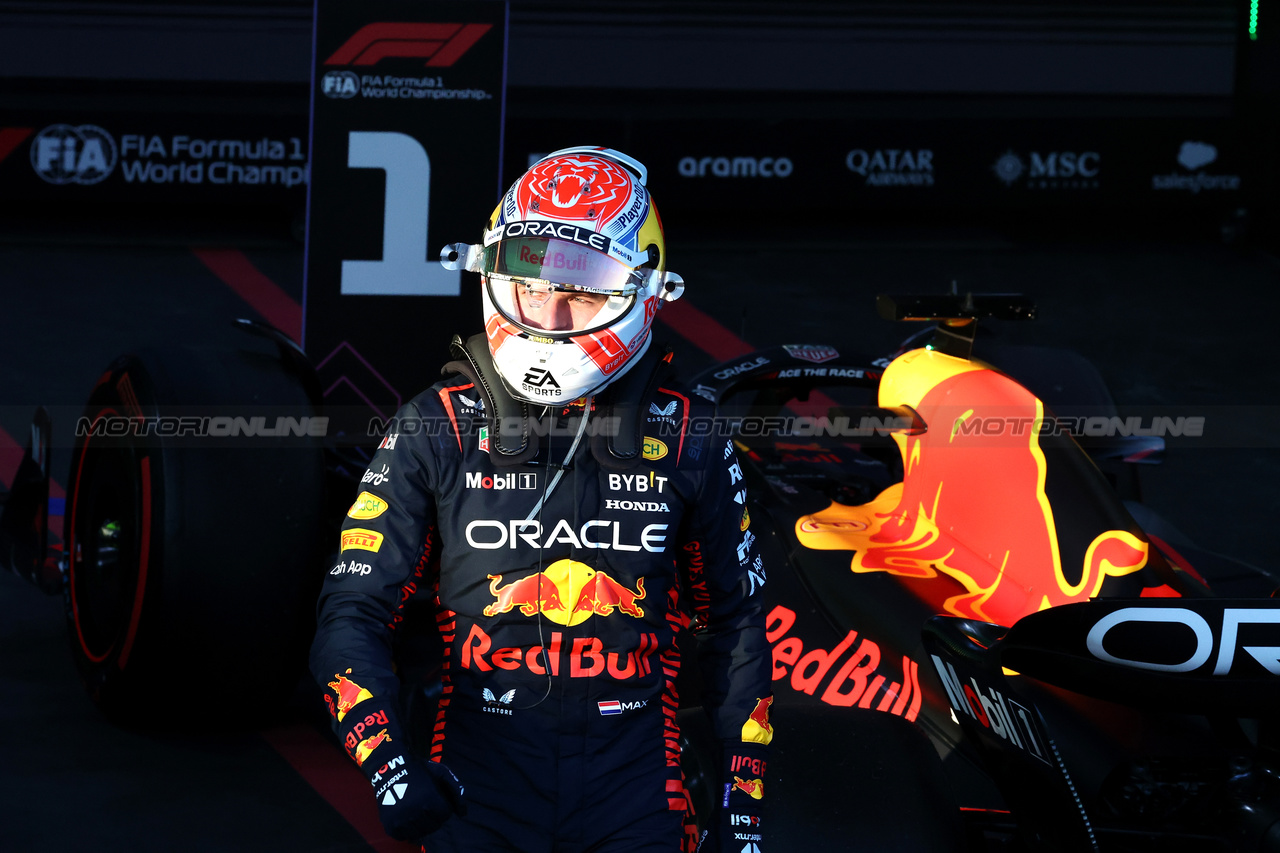 GP AUSTRALIA, Gara winner Max Verstappen (NLD) Red Bull Racing in parc ferme.

02.04.2023. Formula 1 World Championship, Rd 3, Australian Grand Prix, Albert Park, Melbourne, Australia, Gara Day.

- www.xpbimages.com, EMail: requests@xpbimages.com ¬© Copyright: Moy / XPB Images
