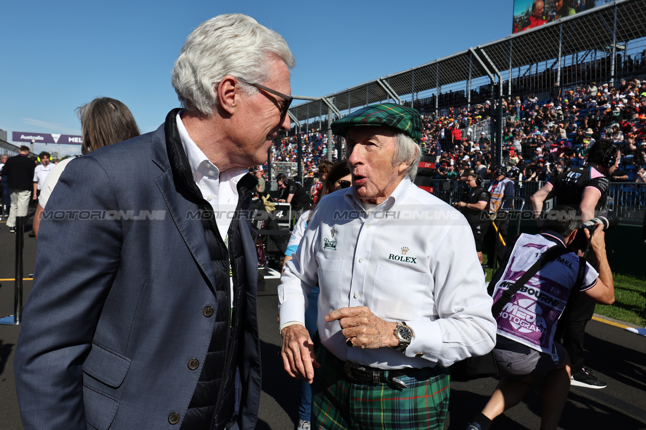 GP AUSTRALIA, Jackie Stewart (GBR) on the grid.

02.04.2023. Formula 1 World Championship, Rd 3, Australian Grand Prix, Albert Park, Melbourne, Australia, Gara Day.

- www.xpbimages.com, EMail: requests@xpbimages.com ¬© Copyright: Moy / XPB Images