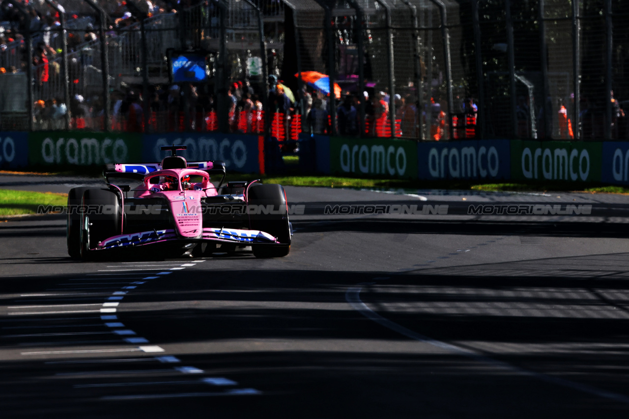 GP AUSTRALIA, Esteban Ocon (FRA) Alpine F1 Team A523.

02.04.2023. Formula 1 World Championship, Rd 3, Australian Grand Prix, Albert Park, Melbourne, Australia, Gara Day.

 - www.xpbimages.com, EMail: requests@xpbimages.com ¬© Copyright: Coates / XPB Images
