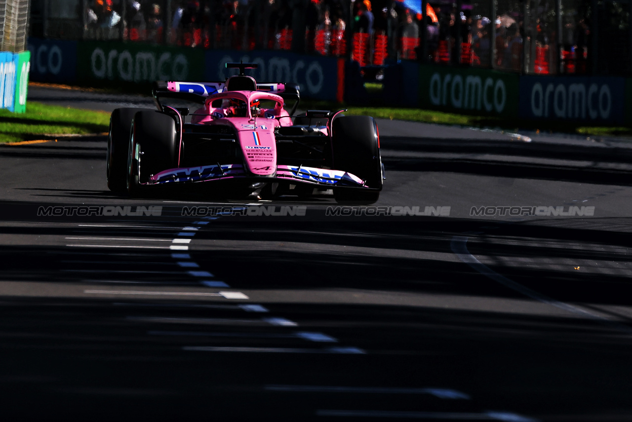 GP AUSTRALIA, Esteban Ocon (FRA) Alpine F1 Team A523.

02.04.2023. Formula 1 World Championship, Rd 3, Australian Grand Prix, Albert Park, Melbourne, Australia, Gara Day.

 - www.xpbimages.com, EMail: requests@xpbimages.com ¬© Copyright: Coates / XPB Images