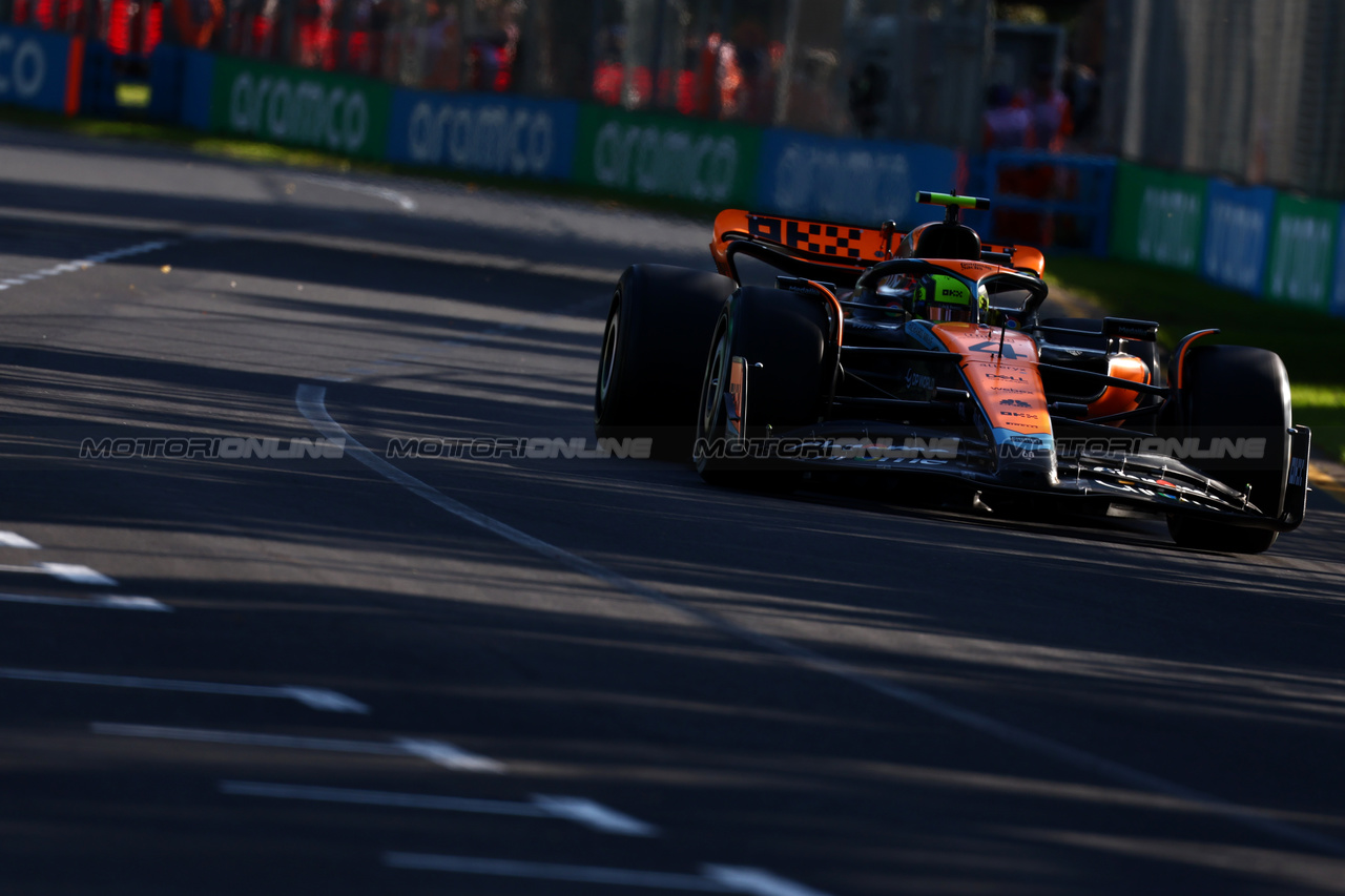 GP AUSTRALIA, Lando Norris (GBR) McLaren MCL60.

02.04.2023. Formula 1 World Championship, Rd 3, Australian Grand Prix, Albert Park, Melbourne, Australia, Gara Day.

 - www.xpbimages.com, EMail: requests@xpbimages.com ¬© Copyright: Coates / XPB Images