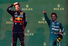 GP AUSTRALIA, 1st place Max Verstappen (NLD) Red Bull Racing e 3rd place Fernando Alonso (ESP) Aston Martin F1 Team.
02.04.2023. Formula 1 World Championship, Rd 3, Australian Grand Prix, Albert Park, Melbourne, Australia, Gara Day.
- www.xpbimages.com, EMail: requests@xpbimages.com ¬© Copyright: Batchelor / XPB Images
