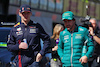 GP AUSTRALIA, (L to R): Max Verstappen (NLD) Red Bull Racing e Fernando Alonso (ESP) Aston Martin F1 Team on the drivers' parade.
02.04.2023. Formula 1 World Championship, Rd 3, Australian Grand Prix, Albert Park, Melbourne, Australia, Gara Day.
- www.xpbimages.com, EMail: requests@xpbimages.com ¬© Copyright: Batchelor / XPB Images