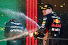 GP AUSTRALIA, Gara winner Max Verstappen (NLD) Red Bull Racing celebrates on the podium.
02.04.2023. Formula 1 World Championship, Rd 3, Australian Grand Prix, Albert Park, Melbourne, Australia, Gara Day.
- www.xpbimages.com, EMail: requests@xpbimages.com ¬© Copyright: Moy / XPB Images