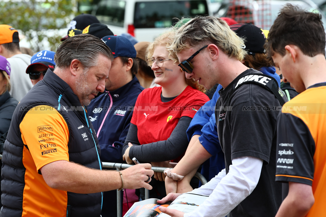 GP AUSTRALIA, Zak Brown (USA) McLaren Executive Director.

30.03.2023. Formula 1 World Championship, Rd 3, Australian Grand Prix, Albert Park, Melbourne, Australia, Preparation Day.

- www.xpbimages.com, EMail: requests@xpbimages.com ¬© Copyright: Batchelor / XPB Images