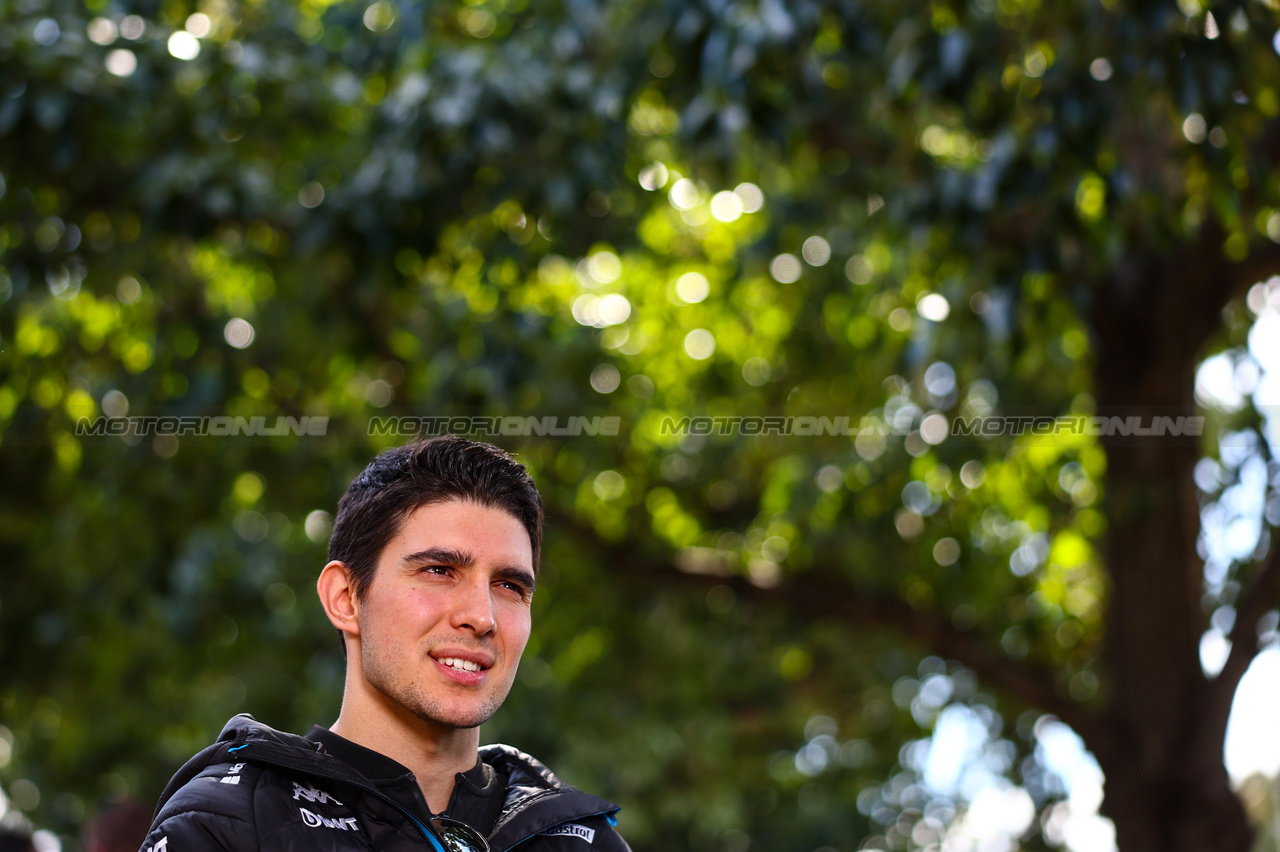 GP AUSTRALIA, Esteban Ocon (FRA), Alpine F1 Team 
30.03.2023. Formula 1 World Championship, Rd 3, Australian Grand Prix, Albert Park, Melbourne, Australia, Preparation Day.
- www.xpbimages.com, EMail: requests@xpbimages.com ¬© Copyright: Charniaux / XPB Images