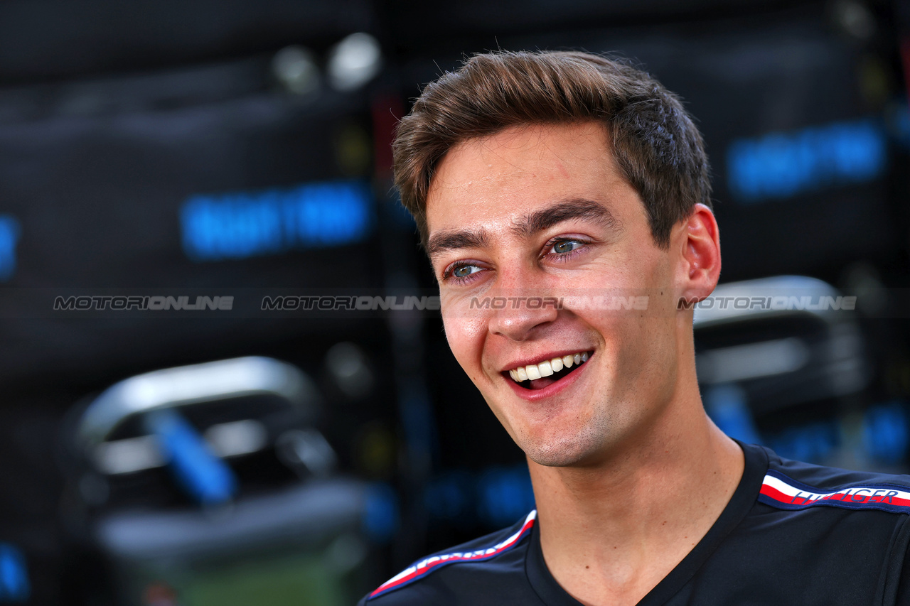 GP AUSTRALIA, George Russell (GBR) Mercedes AMG F1.

30.03.2023. Formula 1 World Championship, Rd 3, Australian Grand Prix, Albert Park, Melbourne, Australia, Preparation Day.

 - www.xpbimages.com, EMail: requests@xpbimages.com ¬© Copyright: Coates / XPB Images