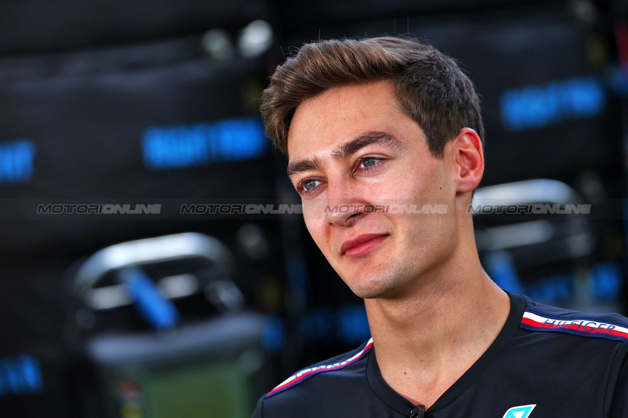 GP AUSTRALIA, George Russell (GBR) Mercedes AMG F1.

30.03.2023. Formula 1 World Championship, Rd 3, Australian Grand Prix, Albert Park, Melbourne, Australia, Preparation Day.

 - www.xpbimages.com, EMail: requests@xpbimages.com ¬© Copyright: Coates / XPB Images
