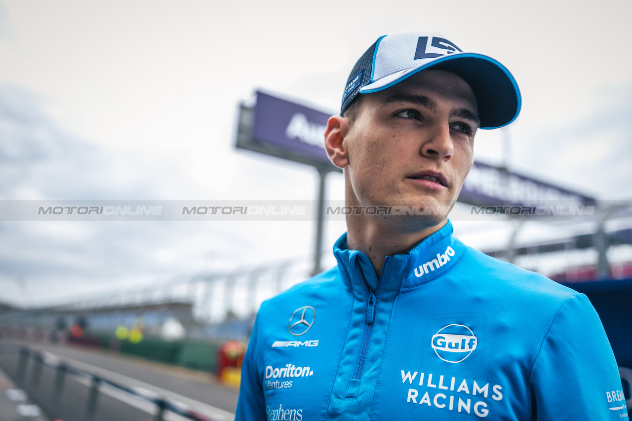 GP AUSTRALIA, Logan Sargeant (USA) Williams Racing.

30.03.2023. Formula 1 World Championship, Rd 3, Australian Grand Prix, Albert Park, Melbourne, Australia, Preparation Day.

- www.xpbimages.com, EMail: requests@xpbimages.com ¬© Copyright: Bearne / XPB Images