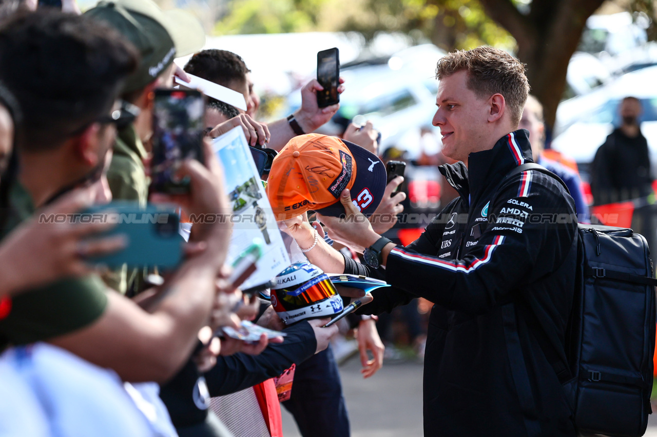 GP AUSTRALIA, Mick Schumacher (GER), Mercedes AMG F1
30.03.2023. Formula 1 World Championship, Rd 3, Australian Grand Prix, Albert Park, Melbourne, Australia, Preparation Day.
- www.xpbimages.com, EMail: requests@xpbimages.com ¬© Copyright: Charniaux / XPB Images