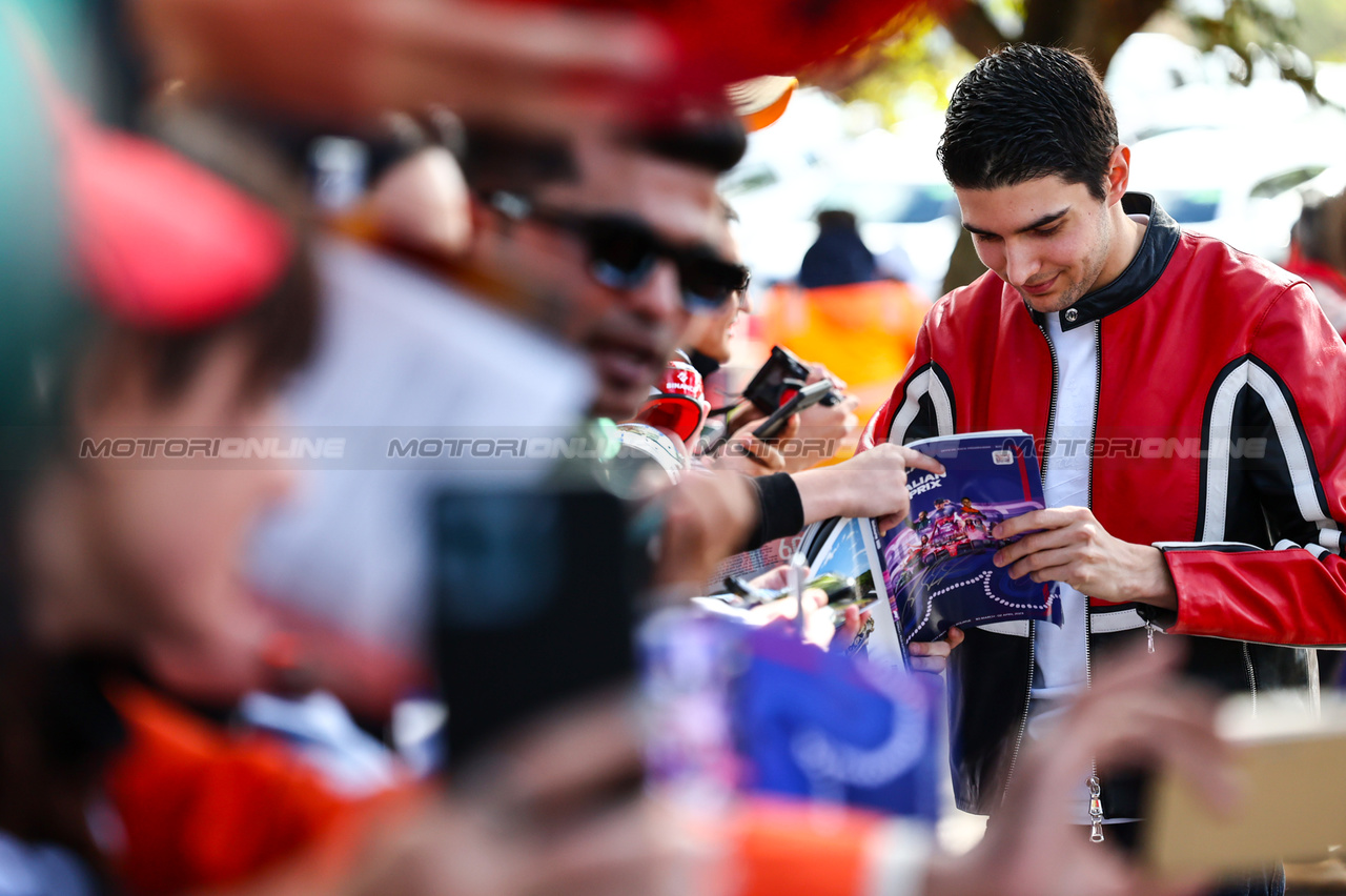 GP AUSTRALIA, Esteban Ocon (FRA), Alpine F1 Team 
30.03.2023. Formula 1 World Championship, Rd 3, Australian Grand Prix, Albert Park, Melbourne, Australia, Preparation Day.
- www.xpbimages.com, EMail: requests@xpbimages.com ¬© Copyright: Charniaux / XPB Images